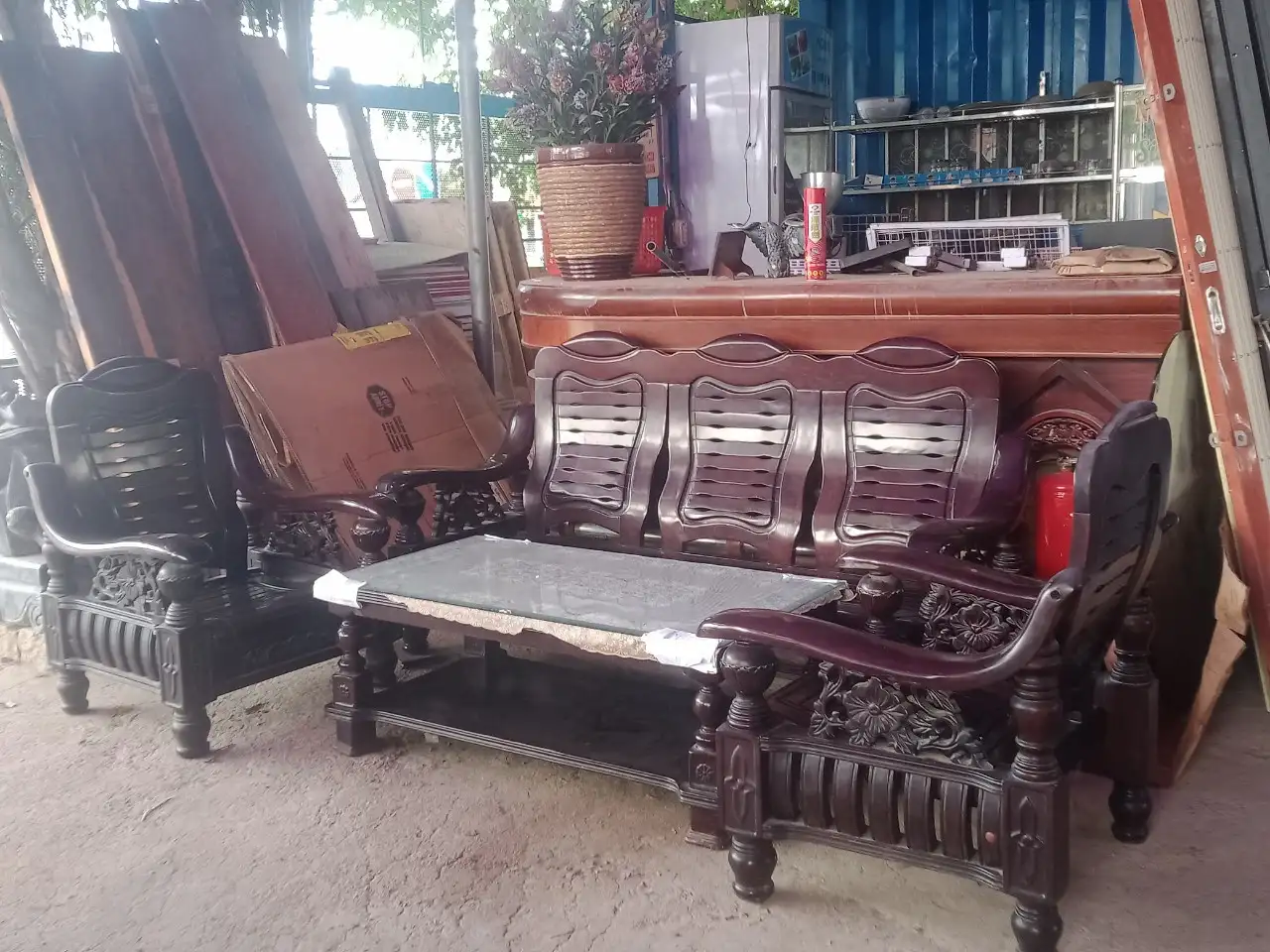 Bộ salon gỗ SP001079