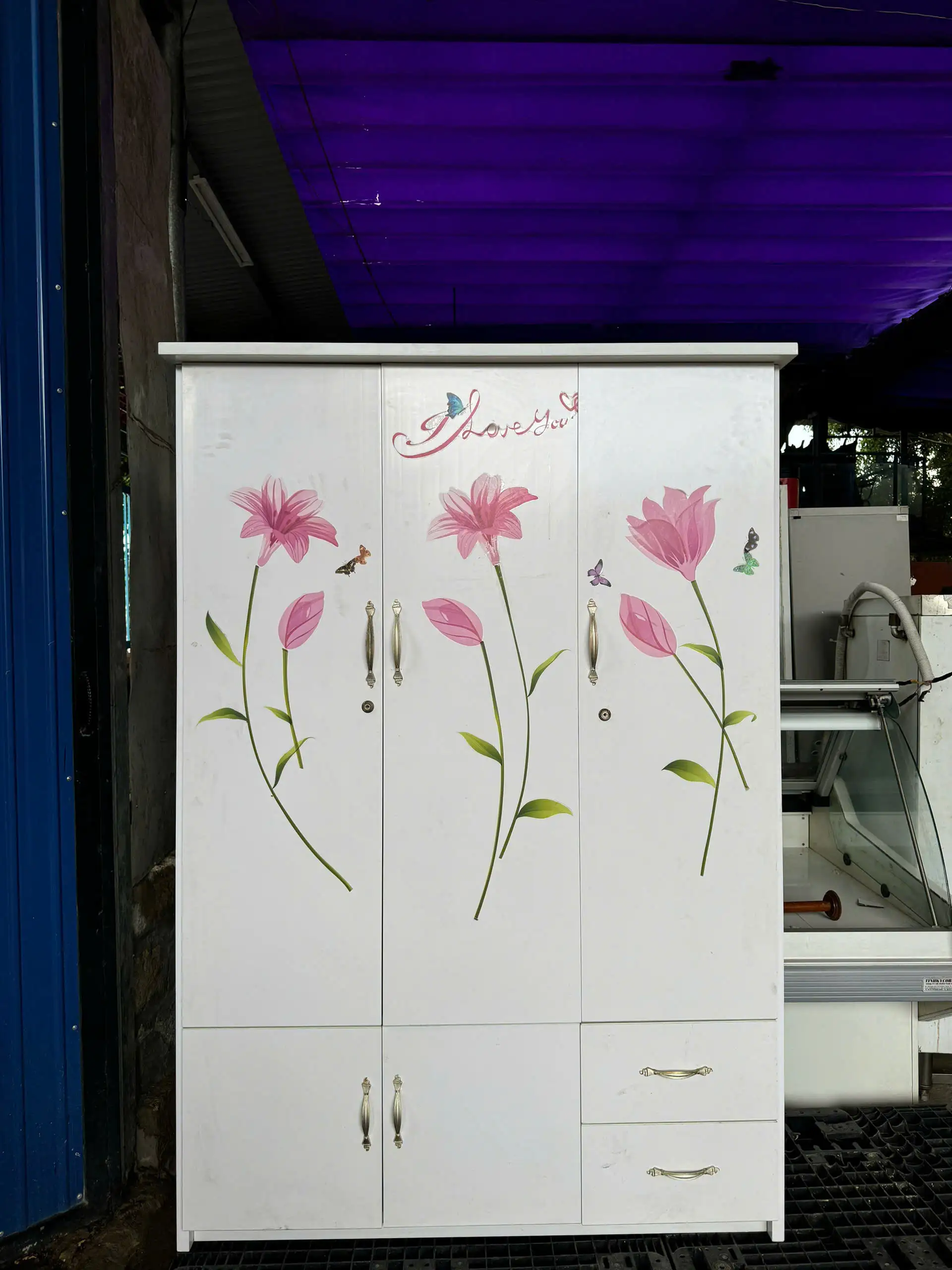 Tủ nhựa hoa 3 cánh SP001100