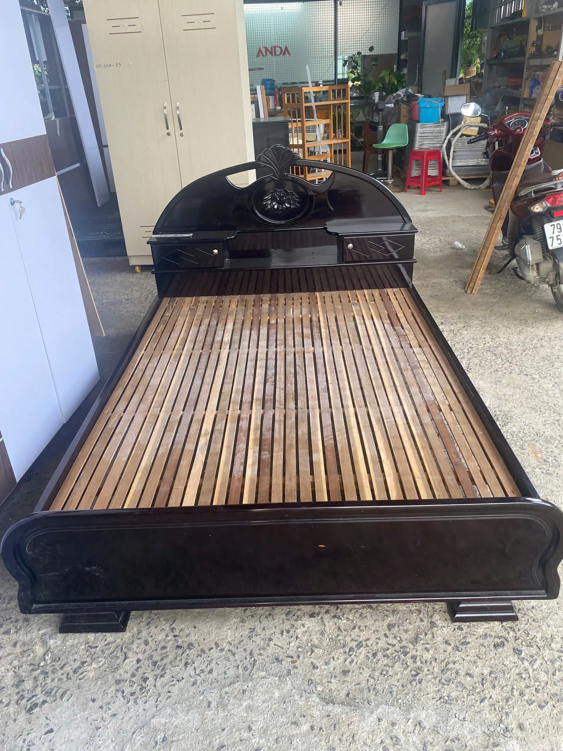 Giường gỗ 1.4m SP001151