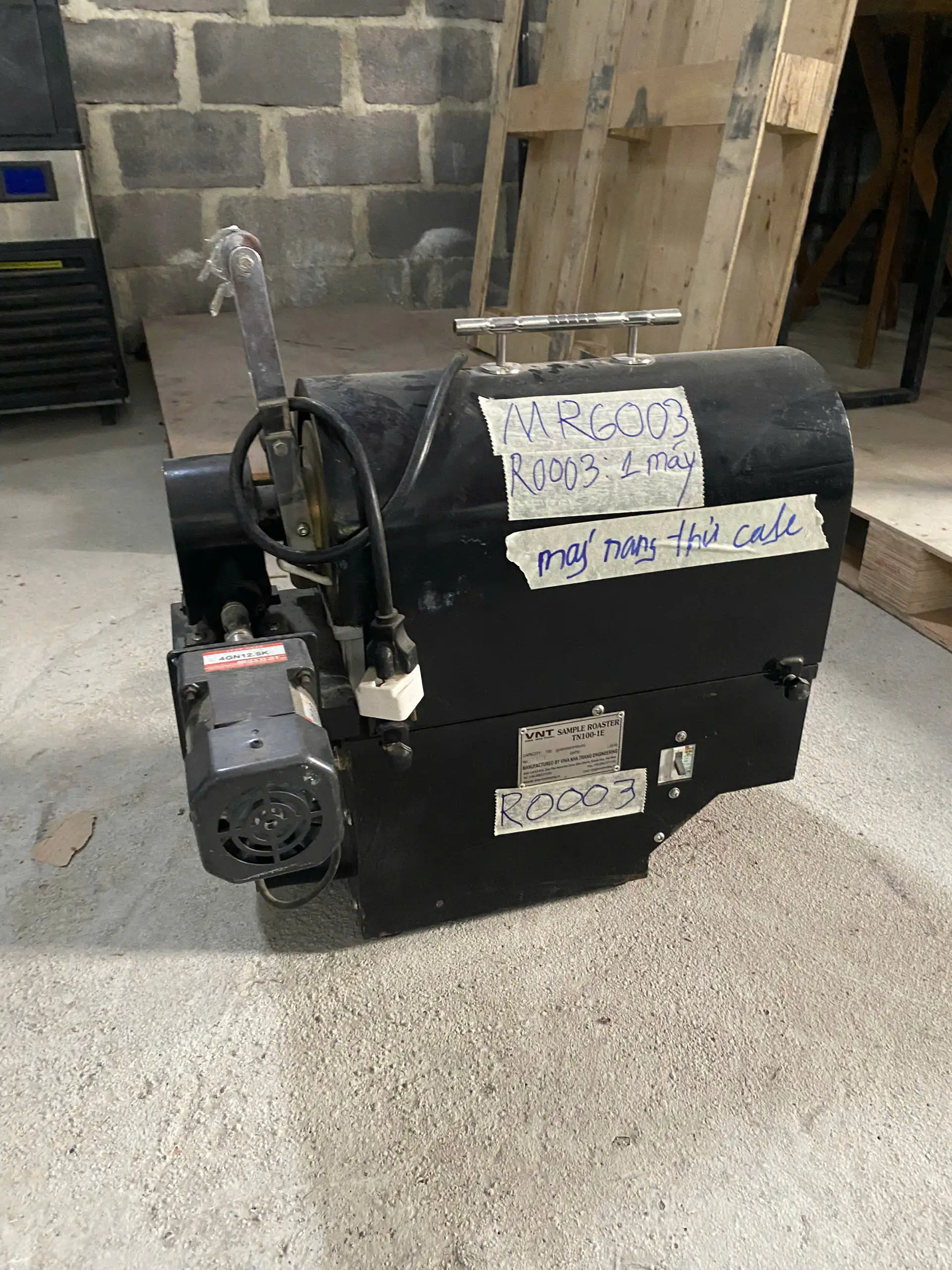 Máy rang thử mẫu TN100-100G/mẻ - SP001278